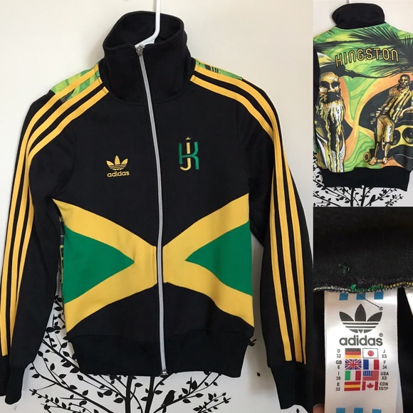 ADIDAS ORIGINALS track jacket Jamaica Kingston - Picture 5 of 15